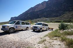 Big Bend National Park - aankomst Rafters