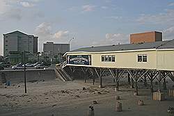 Galveston - uitzicht van de 'ocean grill' pier