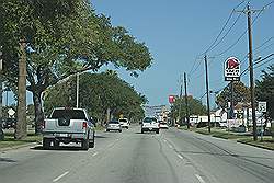 Galveston - toegangsweg