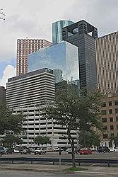 Het centrum van de stad Houston