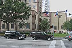 Het centrum van de stad Houston