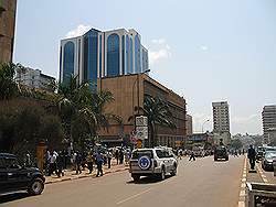 Kampala - de hoofdstad van Uganda