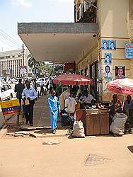 Kampala - de hoofdstad van Uganda