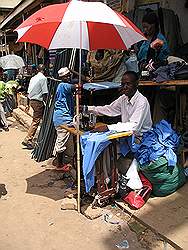 Kampala - de hoofdstad van Uganda