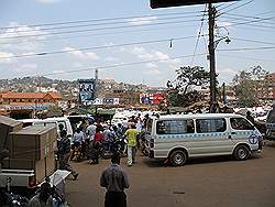 Kampala - de hoofdstad van Uganda