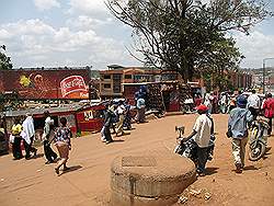 Kampala - de hoofdstad van Uganda