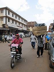 Kampala - de hoofdstad van Uganda