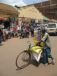 Kampala - de hoofdstad van Uganda