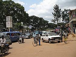 Kampala - de hoofdstad van Uganda