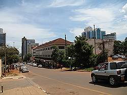 Kampala - de hoofdstad van Uganda