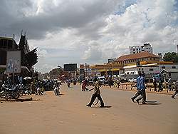 Kampala - de hoofdstad van Uganda