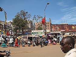 Kampala - de hoofdstad van Uganda