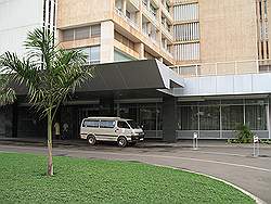 Sheraton hotel Kampala - ingang