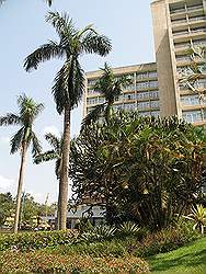 Sheraton hotel Kampala - mooie tuinen