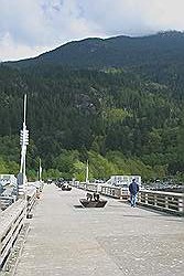 Porteau Cove - oude pier voor ferryboten