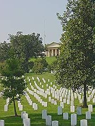 Arlington cemetary - vele witte grafstenen