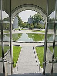 Arlington cemetary - zicht vanuit het monument voor de vrouwen in het leger