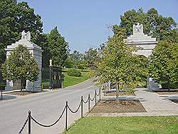 Arlington cemetary - de ingang van het kerkhof