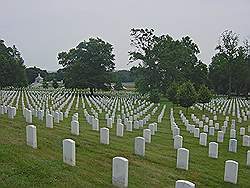 Arlington cemetary - vele witte grafstenen