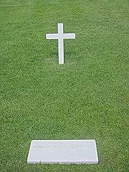 Arlington cemetary - vlak bij het graf van J.F. Kennedy ligt het graf van Robert Kennedy