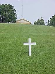 Arlington cemetary - vlak bij het graf van J.F. Kennedy ligt het graf van Robert Kennedy