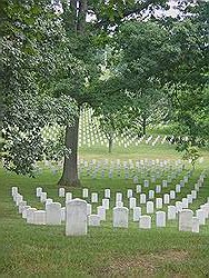 Arlington cemetary - vele witte grafstenen