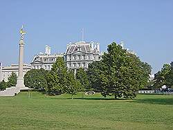 De stad - Old Executive Office building naast het Witte Huis