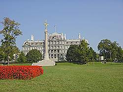 De stad - Old Executive Office building naast het Witte Huis