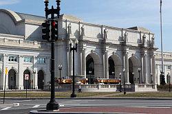 De stad - Library of Congress, achter het Capitol