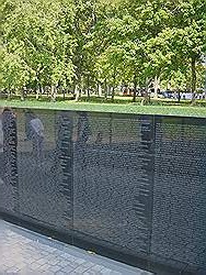 Het Vietnam veterans memorial