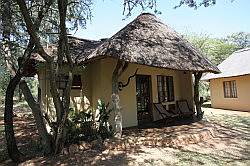 Mziki Safari Park - hut van de lodge