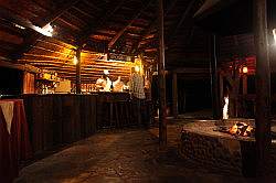 Mziki Safari Park - terug in de Lodge; eten, drinken en slapen