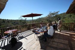 Shibula - ochtend safari; ontbijt op het terras